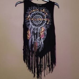 Never Stop Dreaming fringe tank